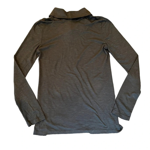 ANTHROPOLOGIE T.La. Mock Neck Long Sleeve Tee, NWT, Size Small - Picture 1 of 4